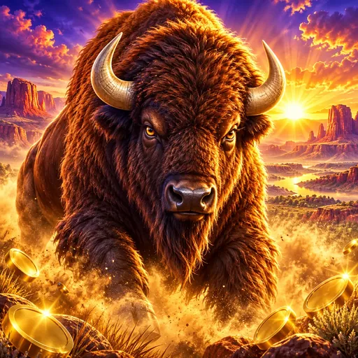 Buffalo Rising Megaways slot cover art