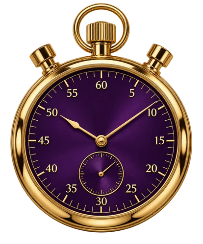 Pocket stopwatch representing the timed, step-by-step way each page here gets checked